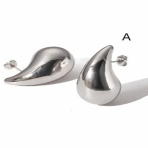 Boucles d'oreilles clous Couleur( Argent)-2