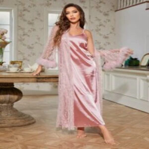 Chemise de nuit satin-3