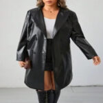 FrenchyPlusLapelNeckBeltedPULeatherCoat-4